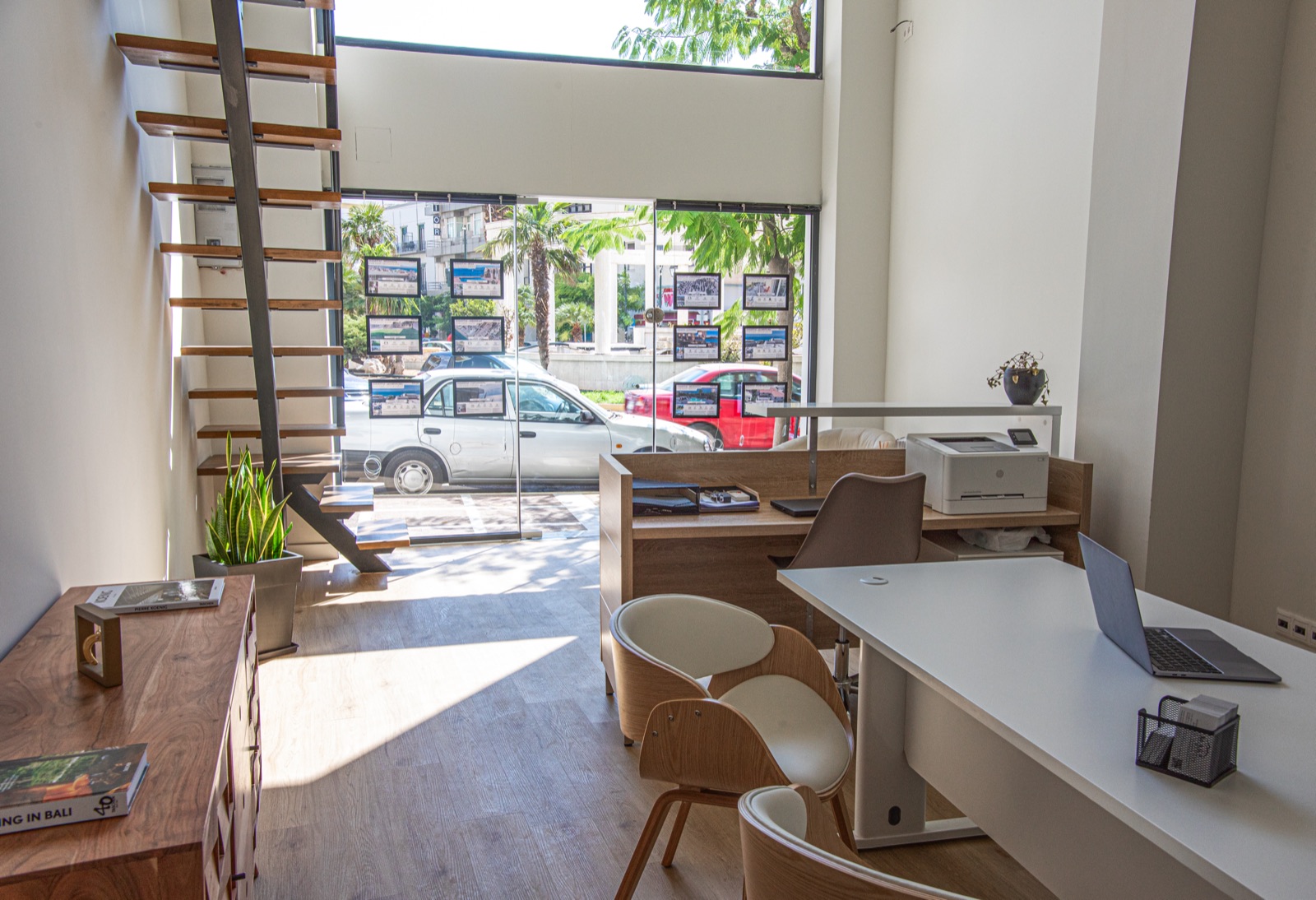 MARE Real Estate office interior, Loutraki